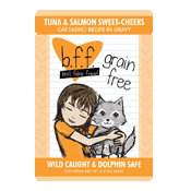 BFF Tuna and Salmon Sweet Cheeks Cat Food 3 oz Pouch Cat Food